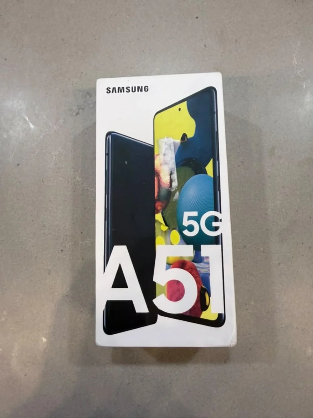 Samsung Galaxy A51 5G - Black Prism Back with Rainbow Highlights